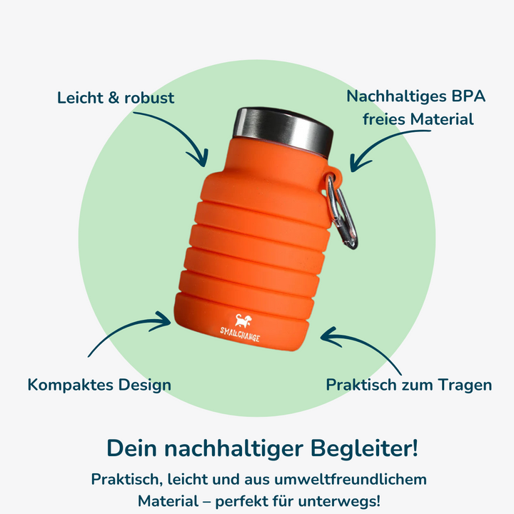 FlexiFlasche – dein Begleiter für Spaziergänge & Abenteuer!