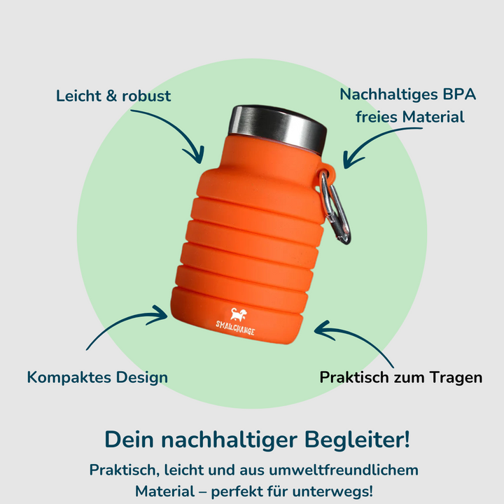 FlexiFlasche – dein Begleiter für Spaziergänge & Abenteuer!