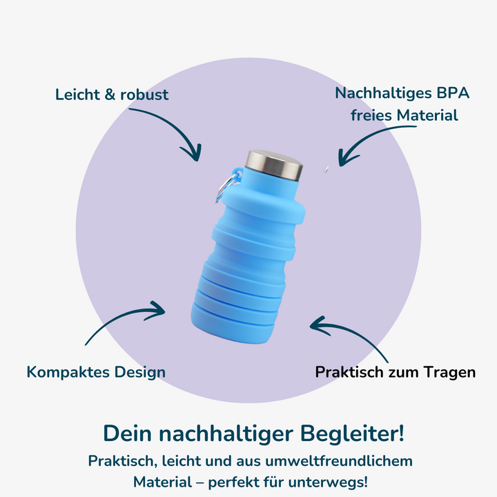 FlexiFlasche – dein Begleiter für Spaziergänge & Abenteuer!