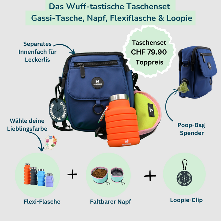 Wuff Gassi-Set 2.0 – praktisch, sportlich & durchdacht!