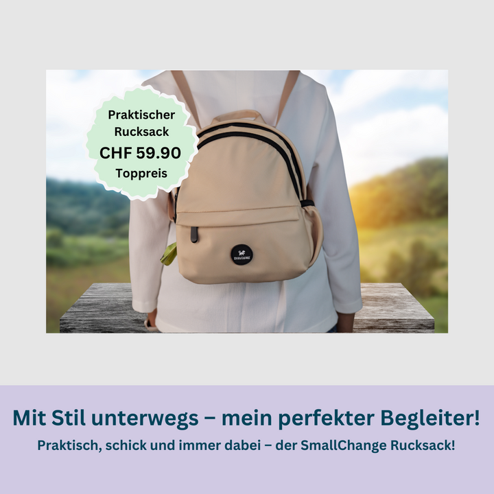 Kompakter Gassi-Rucksack – stilvoll & funktional