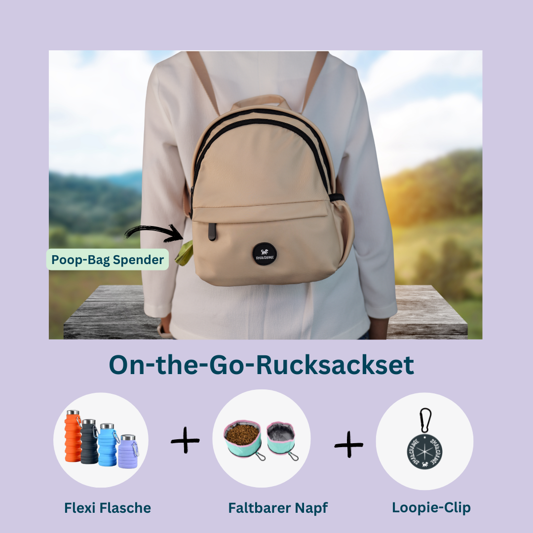 Kompakter Gassi-Rucksack – stilvoll & funktional