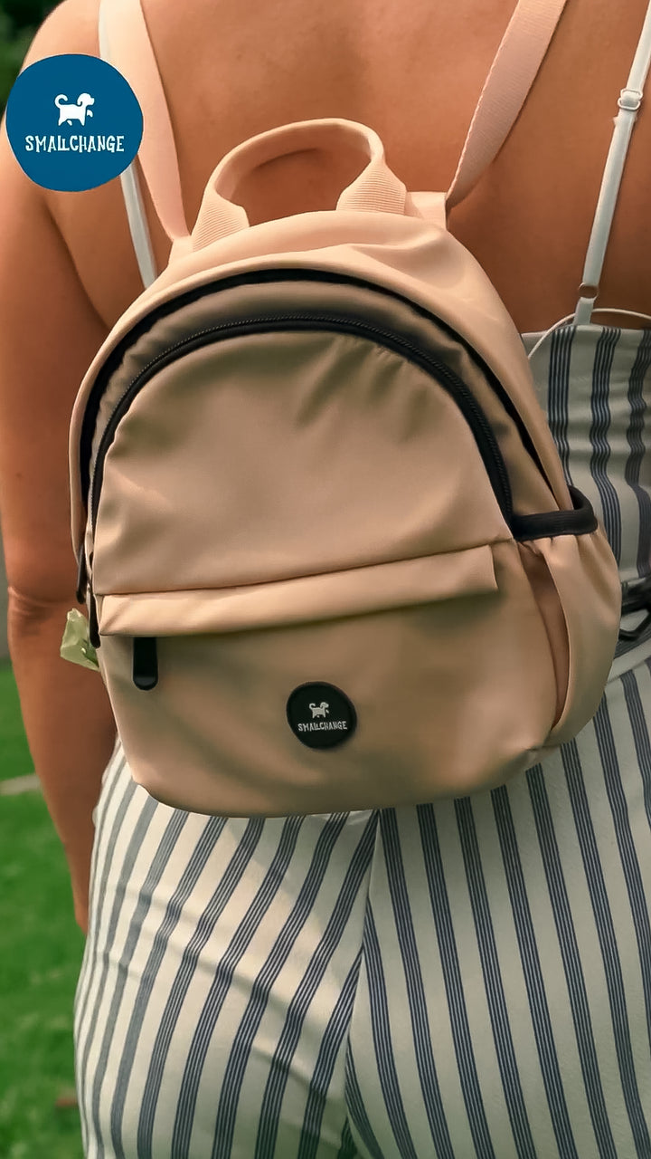 Kompakter Gassi-Rucksack – stilvoll & funktional